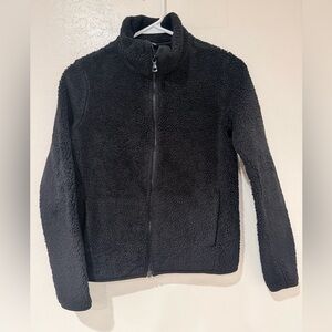 Uniqlo Black Full Zip Fleece Jacket size XS